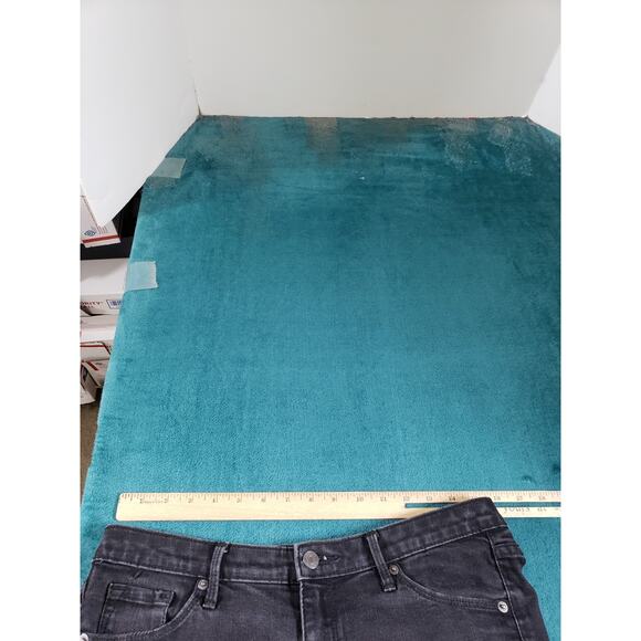 Mossimo Jeans Size 6 Womens Black Stretch Pants Dark Wash Mid Rise Straight - Picture 8 of 11